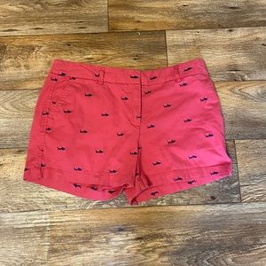 Size 12 pink shorts with sharks